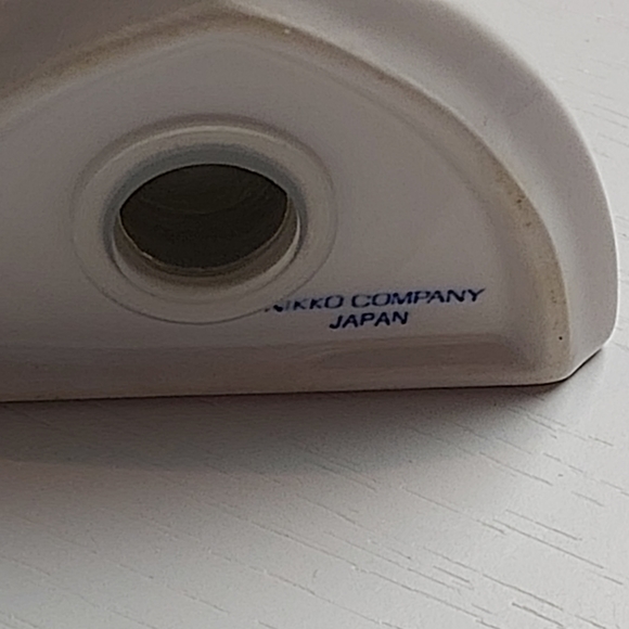 Nikko company japan porcelain salt and pepper shakers peachglow - Picture 5 of 10